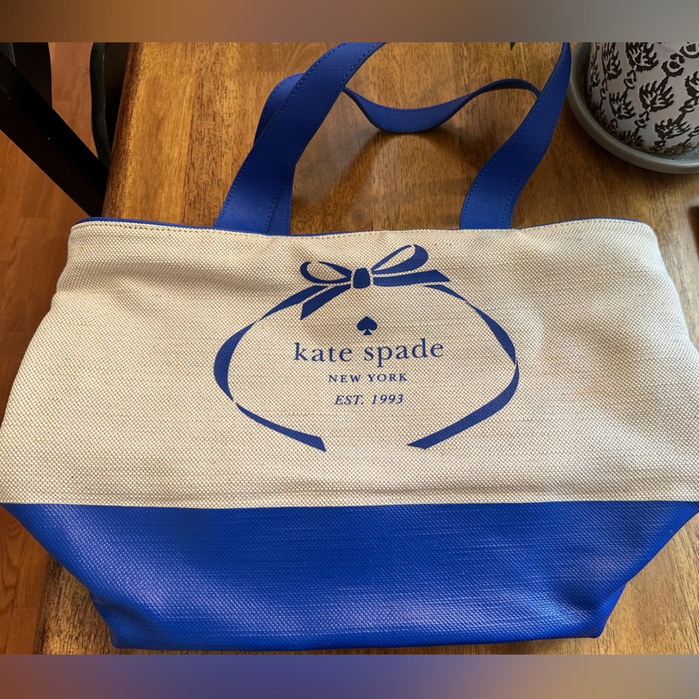 Kate spade canvas tote